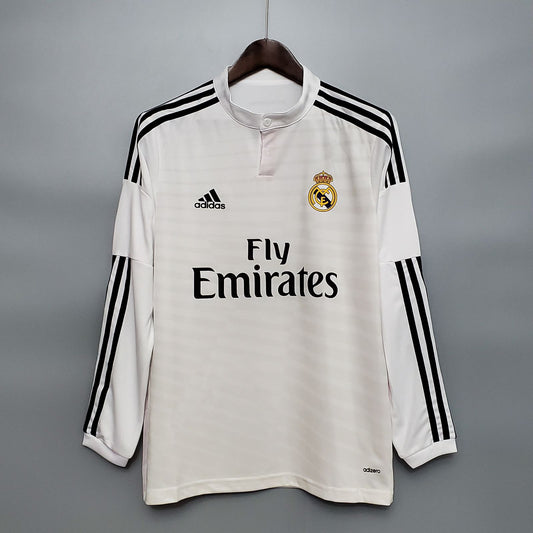 Real Madrid 2014-15 Home Jersey Full Sleeves | Retro Version