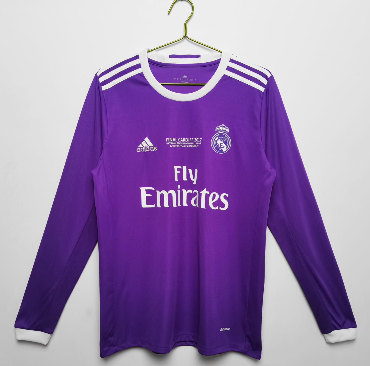 Real Madrid 2017 Champions League Final Jersey Half Sleeves | Retro Version