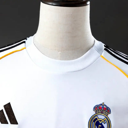 Real Madrid 2025-26 Home Jersey Full Sleeves Master Copy White - ClubDrip India