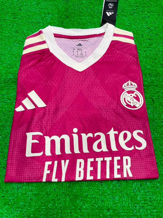 Real Madrid 2026-27 Third Jersey Player Version Wild Pink - ClubDrip India