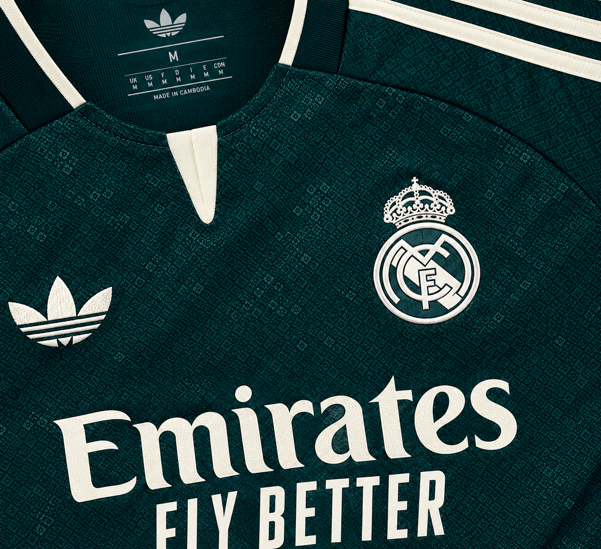 Real Madrid 2026-27 Away Jersey Master Copy Aurora Ivy Dark Green - ClubDrip India