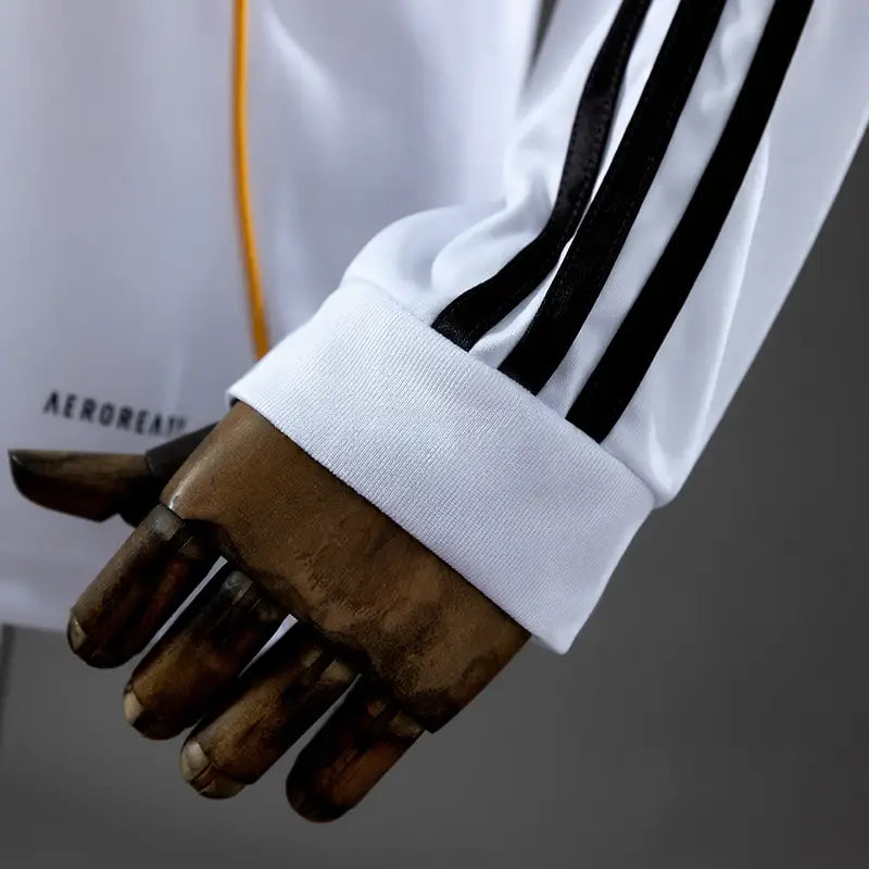 Real Madrid 2025-26 Home Jersey Full Sleeves Master Copy White - ClubDrip India