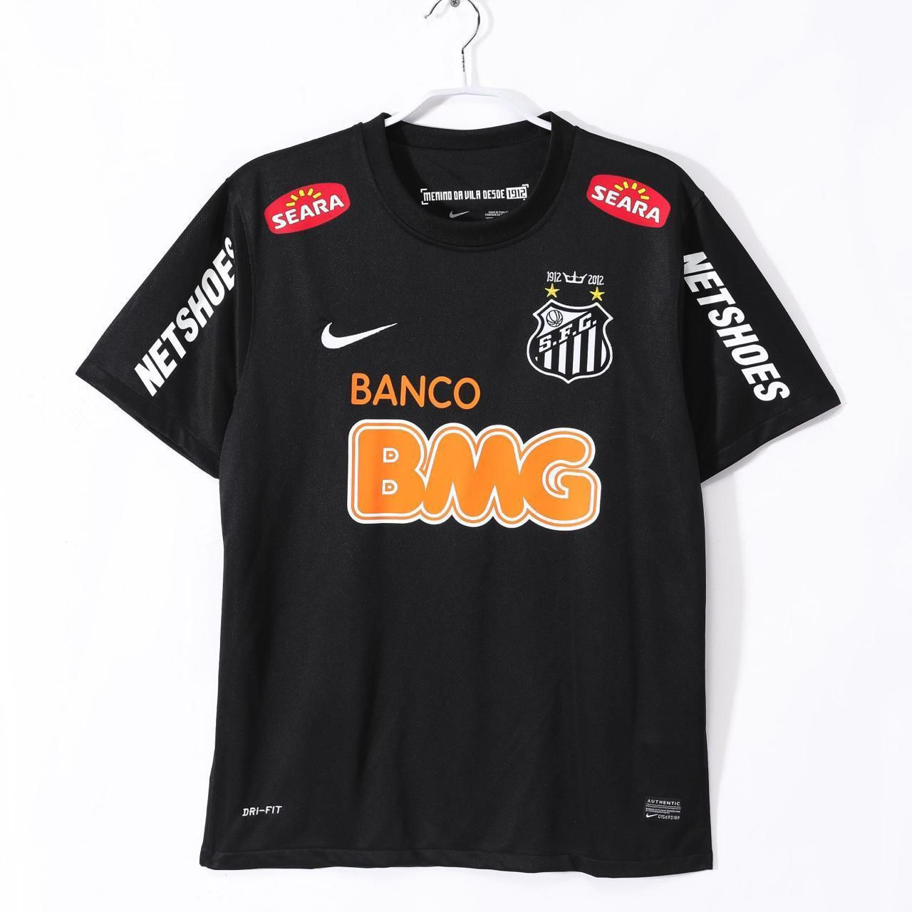 Santos FC 2012-13 Away Jersey Half Sleeves | Retro Version
