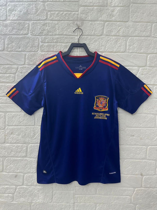 Spain 2010 Away Jersey Half Sleeves | Retro Version