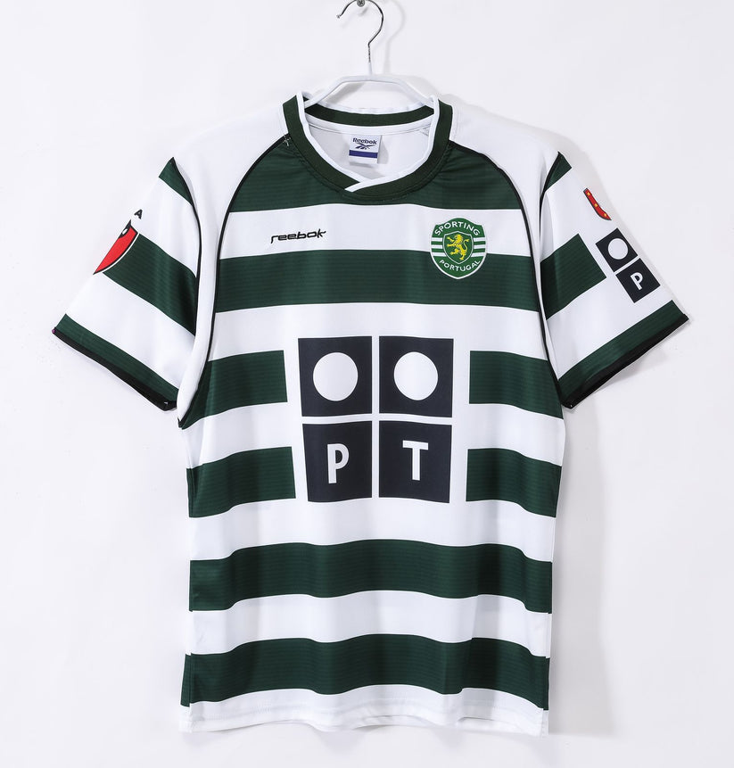 Sporting CP 2002-03 Home Jersey Half Sleeves | Retro Version – Club Drip