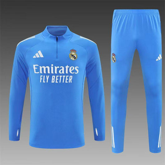Real Madrid Full Blue Training Suit 2025-26