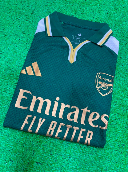 Arsenal 2026-27 Special Edition Green Gold Jersey | Player Version