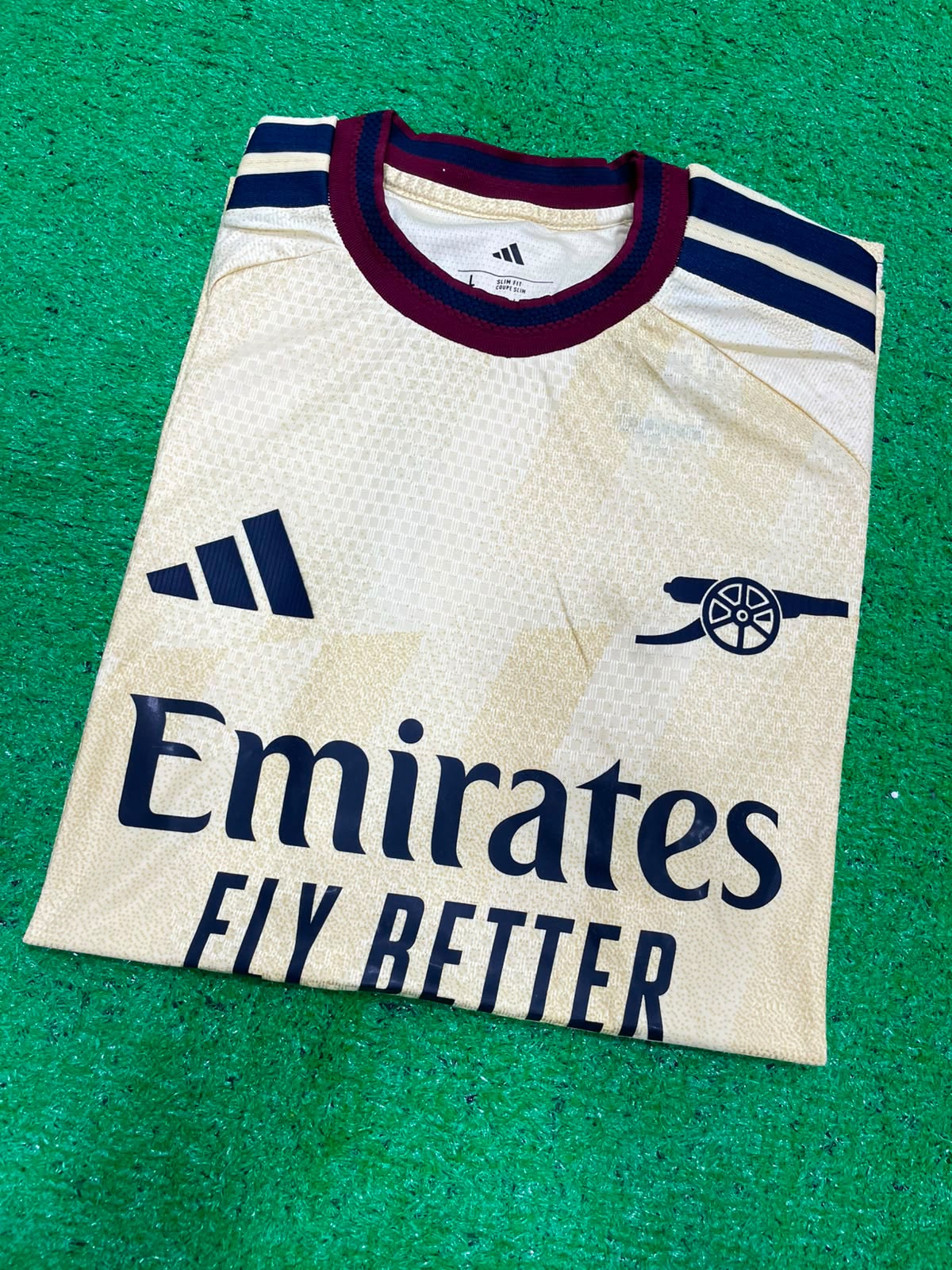 Arsenal 2026-27 Third Jersey Player Version Almost Yellow Lightning - ClubDrip India