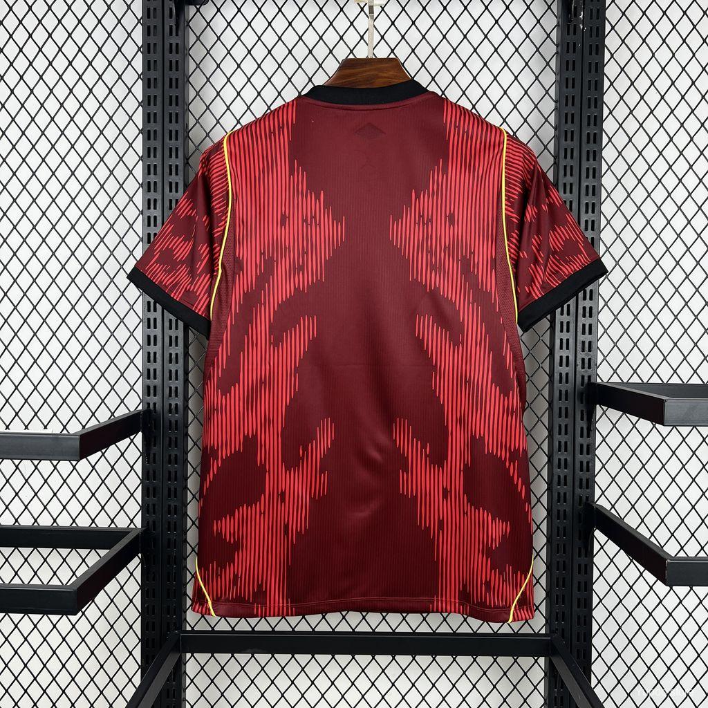 Brazil x Jordan World Cup 2026 Red Maroon Away Jersey Player Version - ClubDrip India
